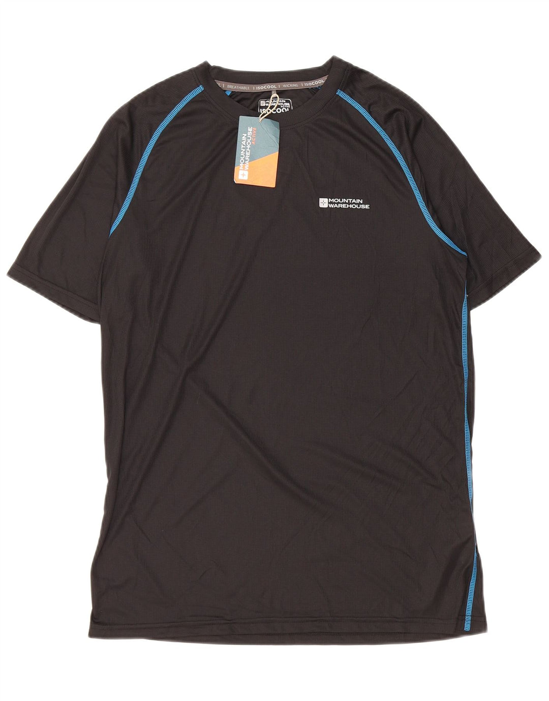Tricou pentru bărbați Mountain Warehouse Top Mediu Poliester Negru