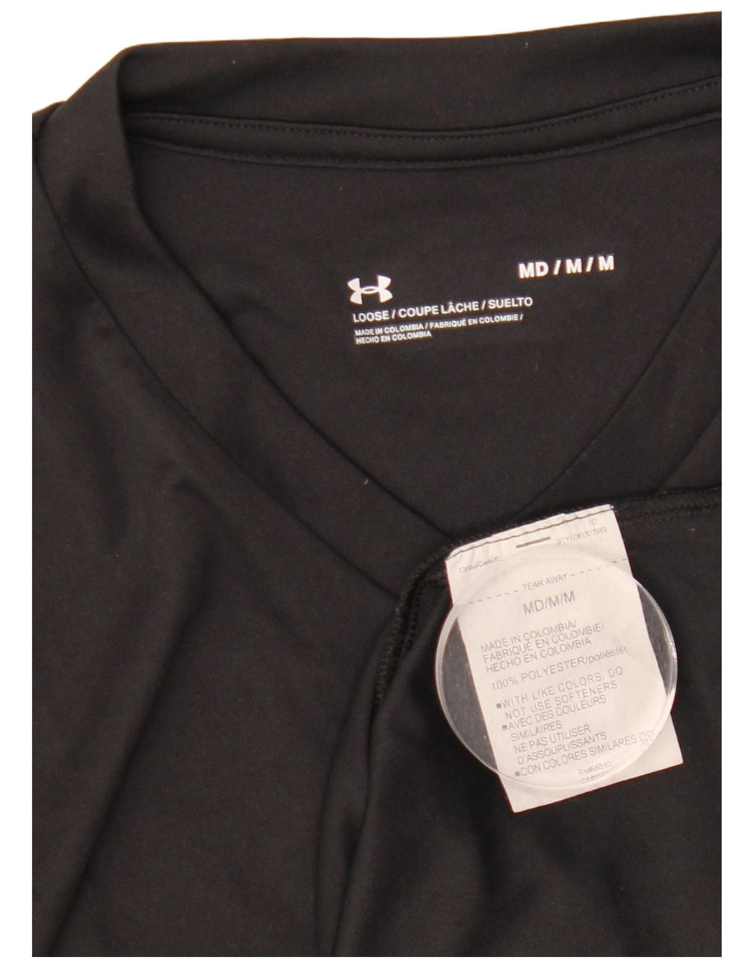 Tricou pentru bărbați UNDER ARMOUR Top Mediu Negru Poliester