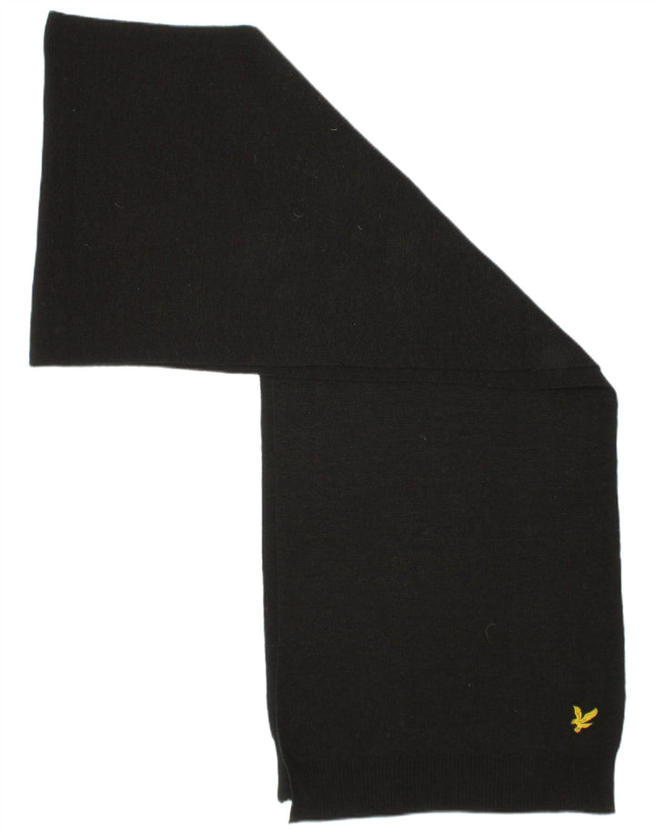 Eșarfă dreptunghiulară Lyle & Scott pentru bărbați, mărime, poliester negru