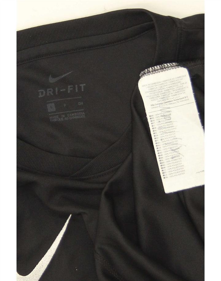 Tricou Nike Dri Fit pentru bărbați Top mic poliester negru