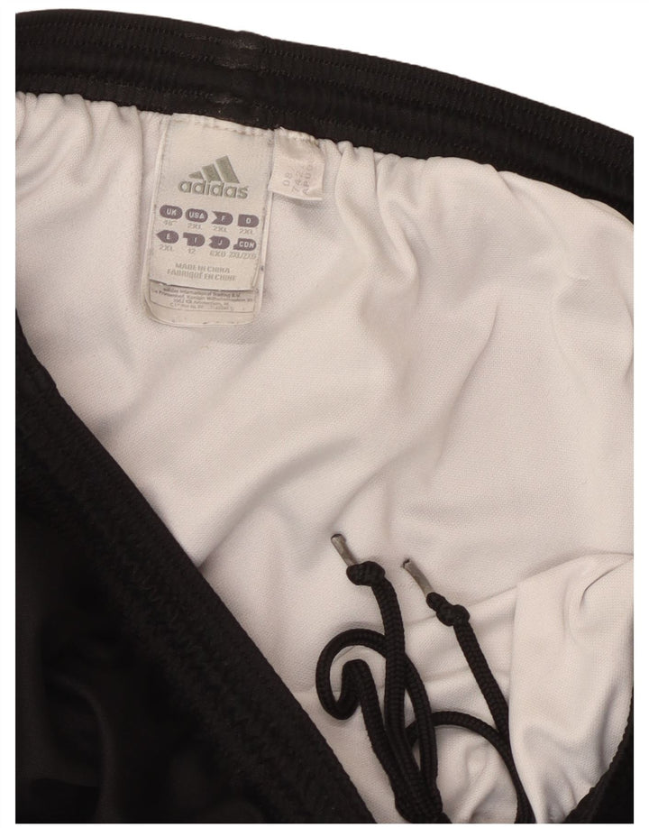Pantaloni scurți sport Climalite ADIDAS pentru bărbați UK 46 XL poliester negru