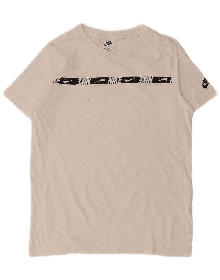 Tricou grafic pentru băieți NIKE Top 13-14 ani XL Alb
