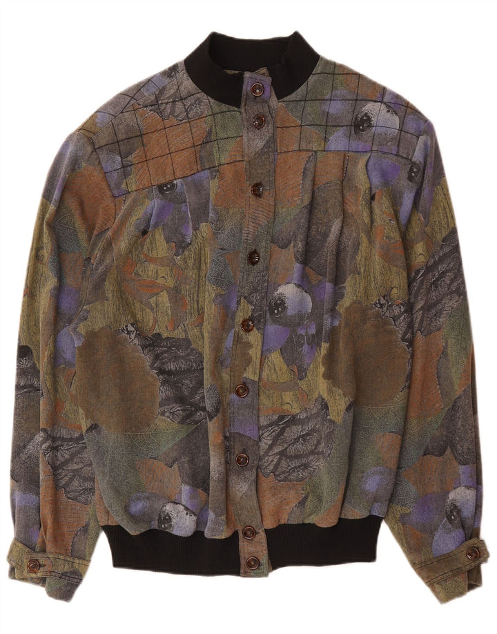 Mario Pucci Cecconi Bomber Damă IT 44 Medium Multicolor Floral