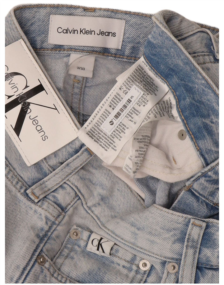 Calvin Klein Blugi Slim Distressed pentru bărbați W30 L33 Bumbac albastru