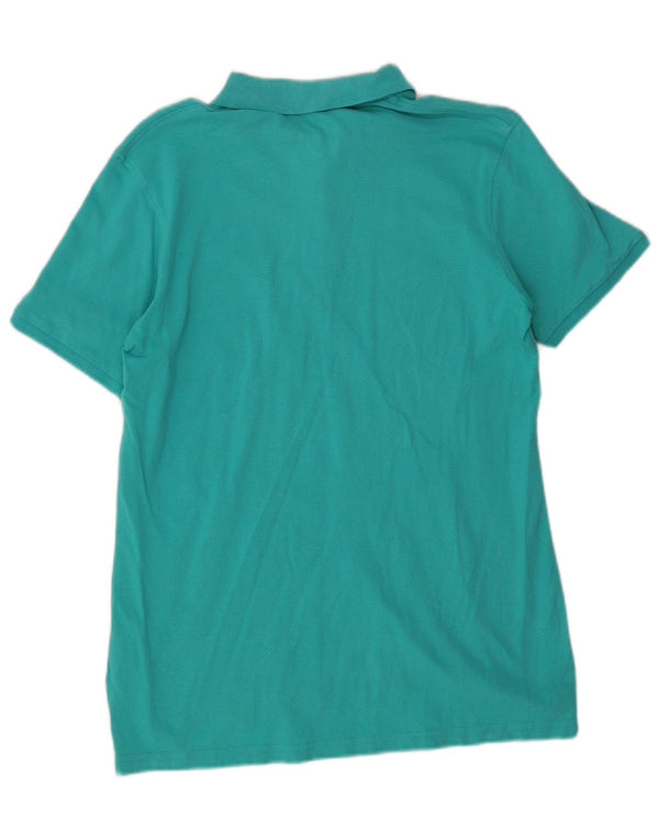 U.S. Polo Assn. Tricou polo pentru bărbați, bumbac albastru mediu
