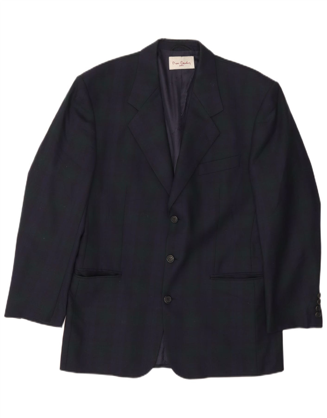 Jachetă Blazer pentru bărbați Pierre Cardin cu 3 nasturi UK 38 Mediu, bleumarin, caroserie