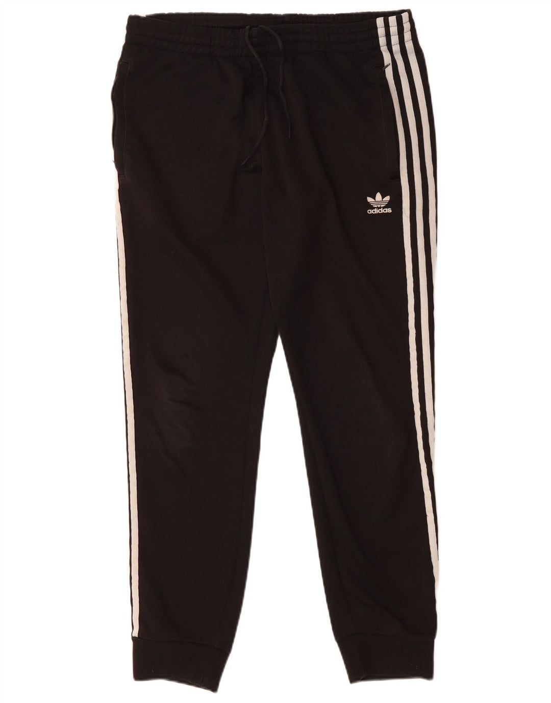 Pantaloni de trening Adidas pentru bărbați Joggeri poliester mediu negru