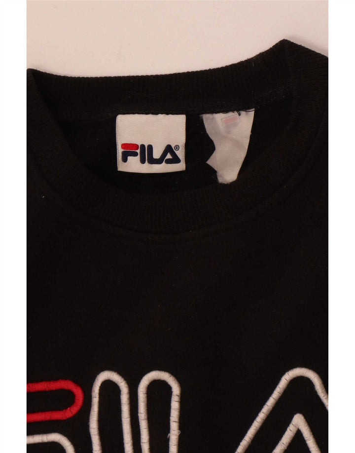 Pulover pentru bărbați Fila Graphic Pulover Mic Negru
