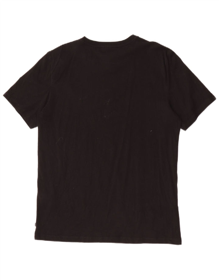 Tricou grafic pentru bărbați Ted Baker Mărimea 3, bumbac mediu negru