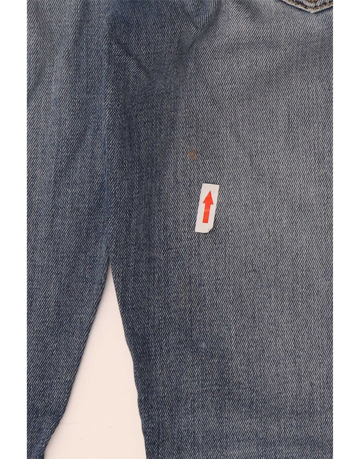 Blugi pentru bărbați slim învechiți Zara EU 42 Large W32 L26 Albastru