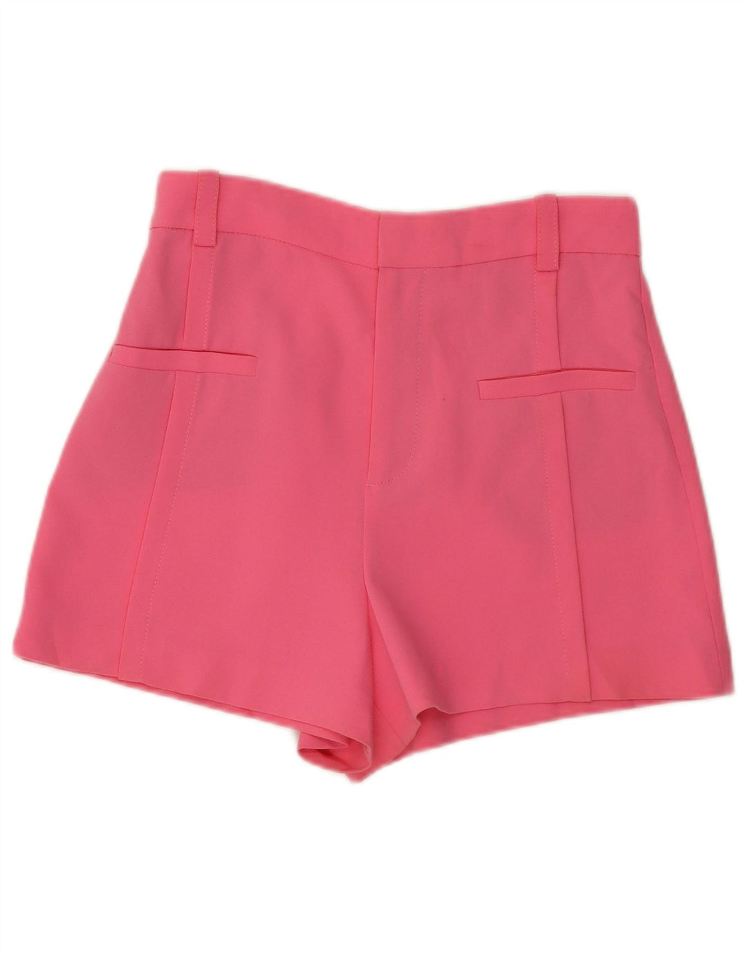 Pantaloni scurți casual pentru femei Zara Medium W28 Poliester roz