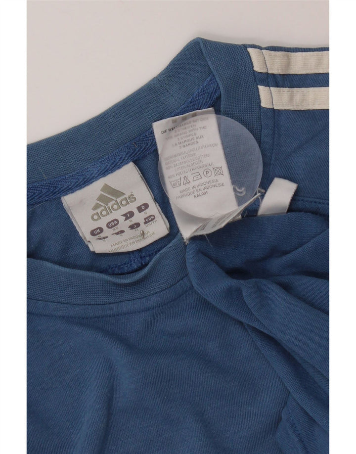 Tricou pentru bărbați Adidas Top mic, albastru, bumbac