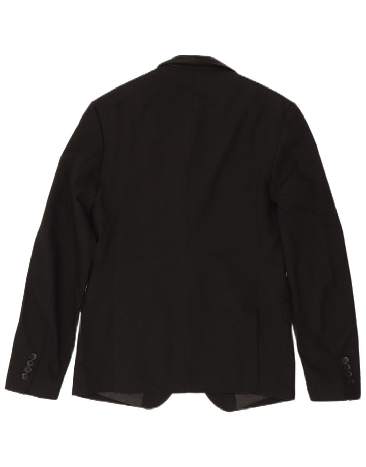Blazer pentru bărbați ZARA cu 2 nasturi EU 44 XS Viscoză bleumarin