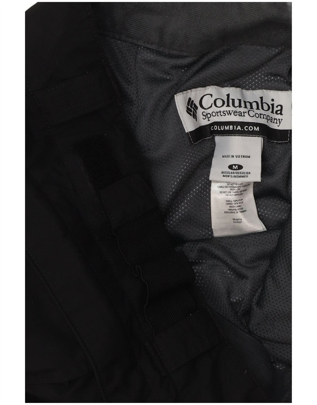 COLUMBIA Pantaloni de schi pentru bărbați Poliester mediu negru