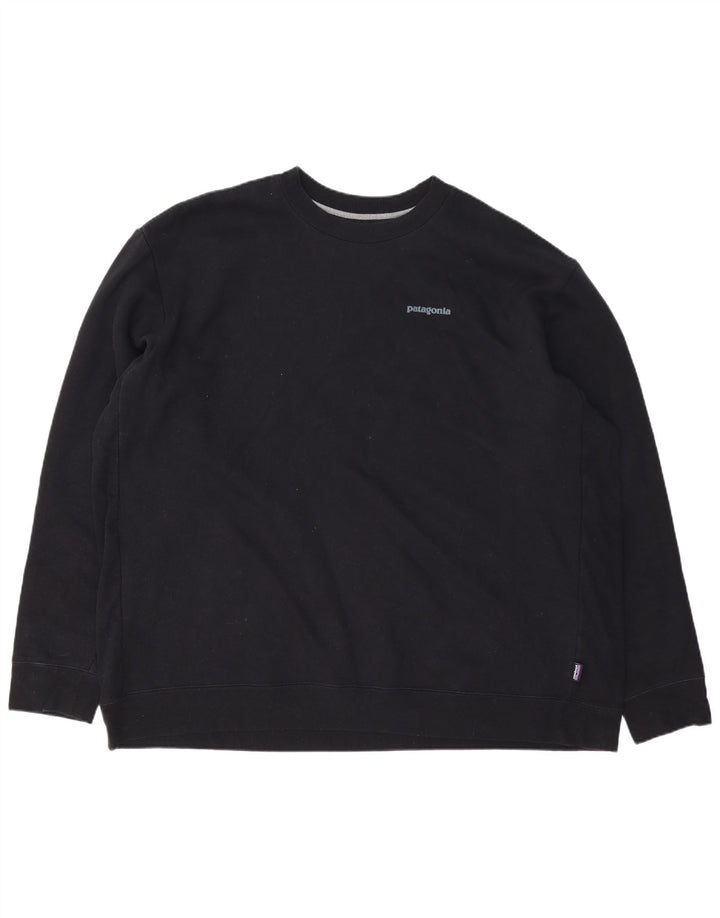 PATAGONIA Hanorac Bărbați Jumper 3XL Bumbac Negru