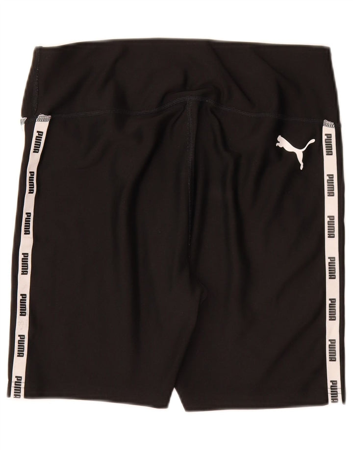 Pantaloni scurti sport grafic PUMA pentru femei UK 12 Medium Black