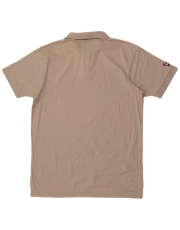 Tricou polo Umbro pentru bărbați, alb mediu, bumbac
