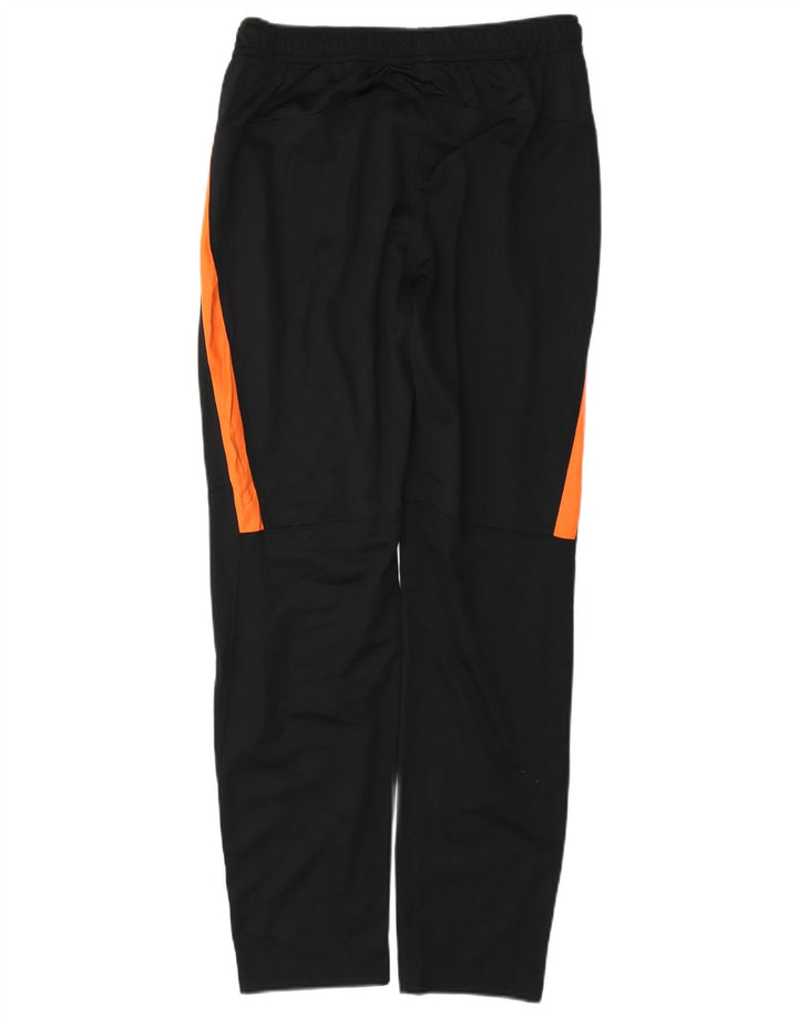 Pantaloni de trening grafic Nike pentru bărbați, negru mediu, poliester bloc de culoare
