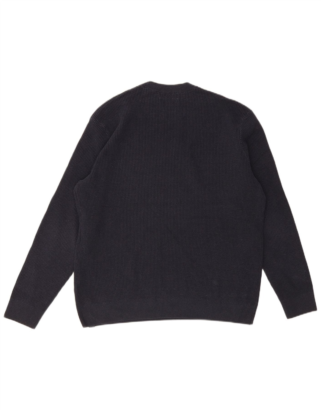 MARKS & SPENCER Pulover pentru bărbați cu gât crew pulover mare din bumbac bleumarin