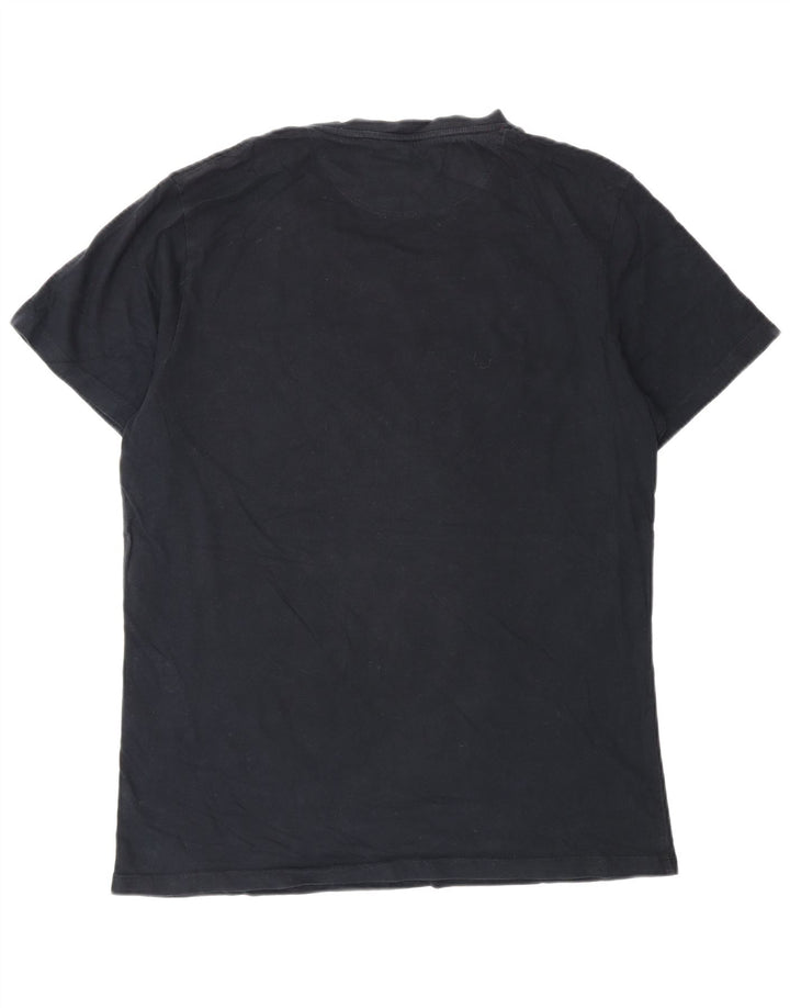 Tricou grafic pentru bărbați French Connection Top mare din bumbac bleumarin