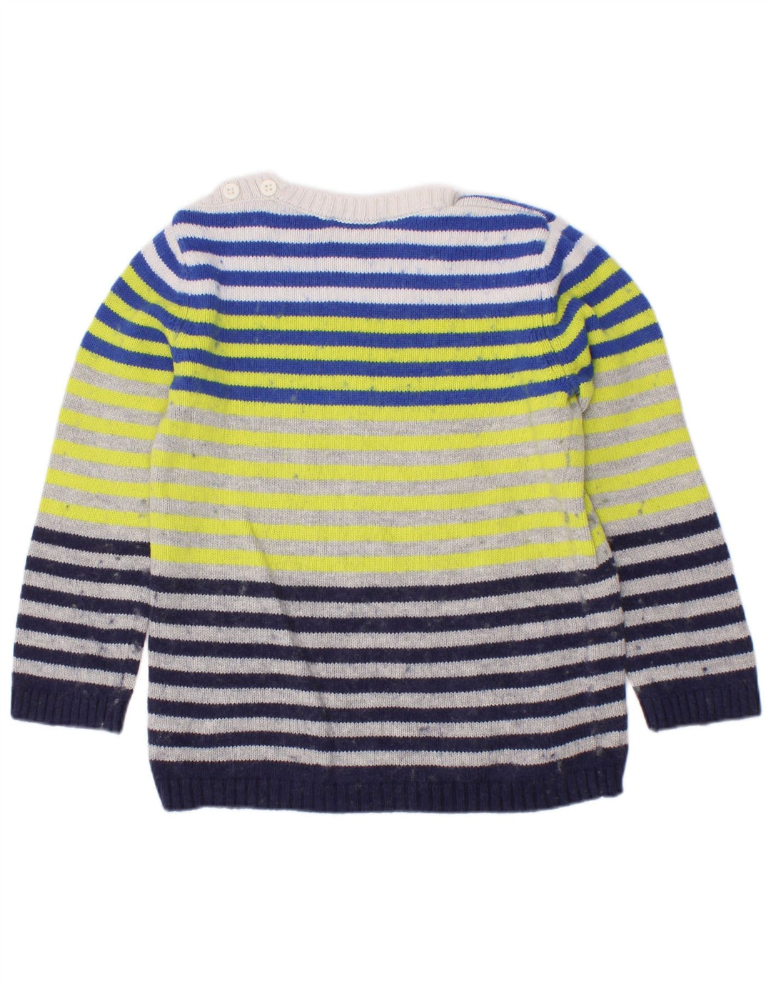 Pulover Benetton Băieți Decolteu Barcă 3-4 Ani, Multicolor, Dungi