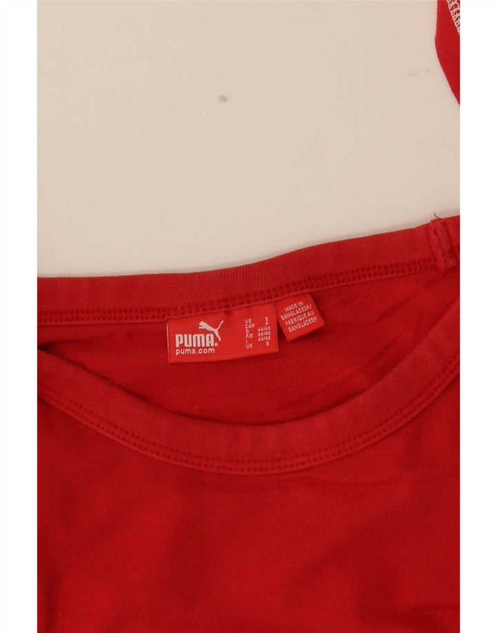 Tricou cu mânecă lungă Puma pentru bărbați, roșu mic
