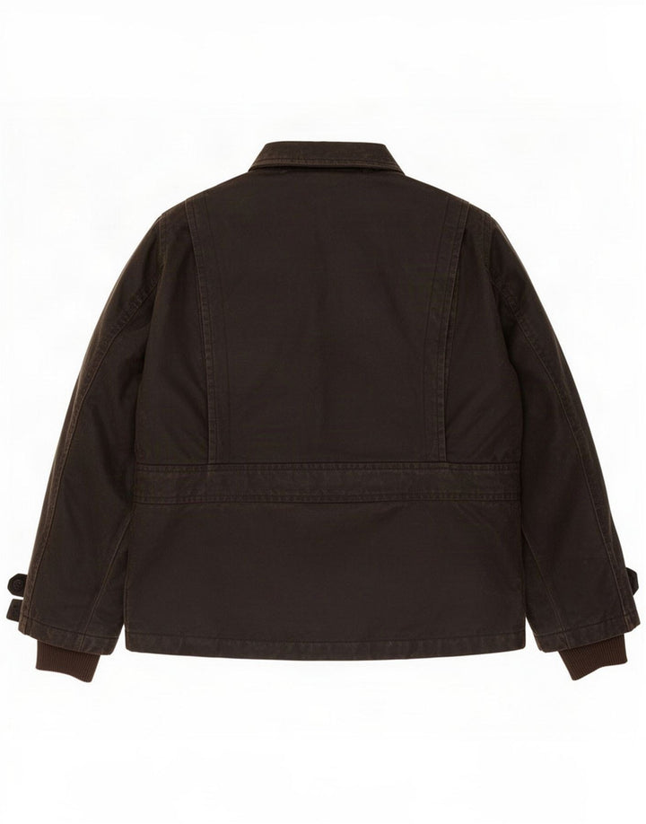 White Stuff Jachetă pentru bărbați din bumbac cerat UK 40 Large Brown