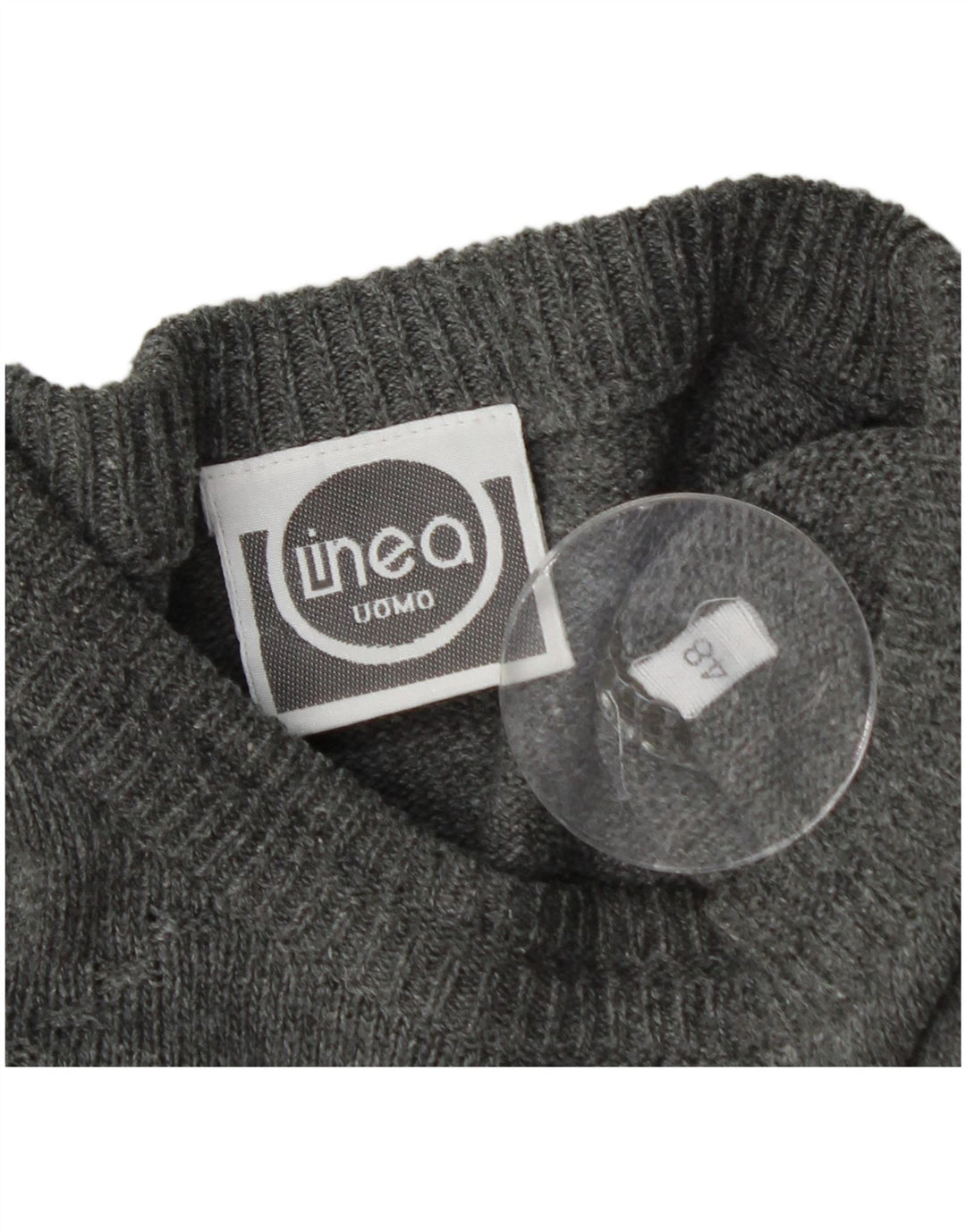 Pulover pentru bărbați LINEA cu gât crew pulover IT 48 Medium, multicolor, cu dungi