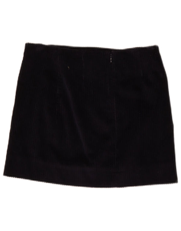 Cos Fusta Mini Catifea pentru Femei EU 34 XS W30 Bumbac Negru