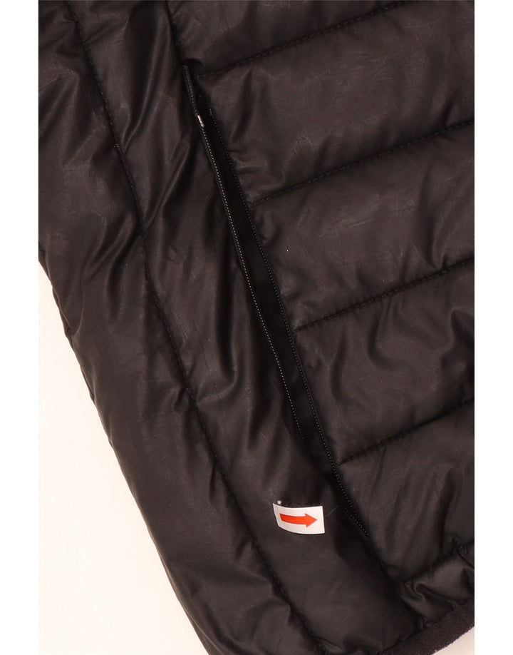 Jachetă căptușită cu glugă pentru băieți Ellesse 12-13 ani, poliester negru