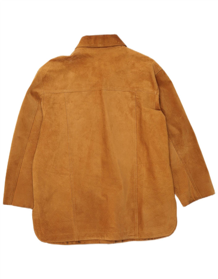 Jacheta de piele intoarsa pentru femei VINTAGE IT 42 Medium Beige Piele