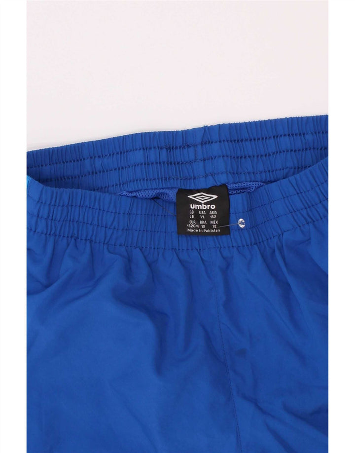 Pantaloni scurți sport Umbro pentru băieți 11-12 ani, mari, albastru, poliester color bloc