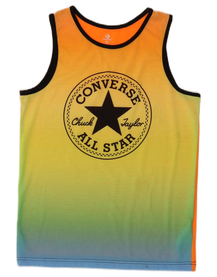 Bluză Converse pentru băieți Chuck Taylor Graphic Vest 13-14 ani XL Multicolor