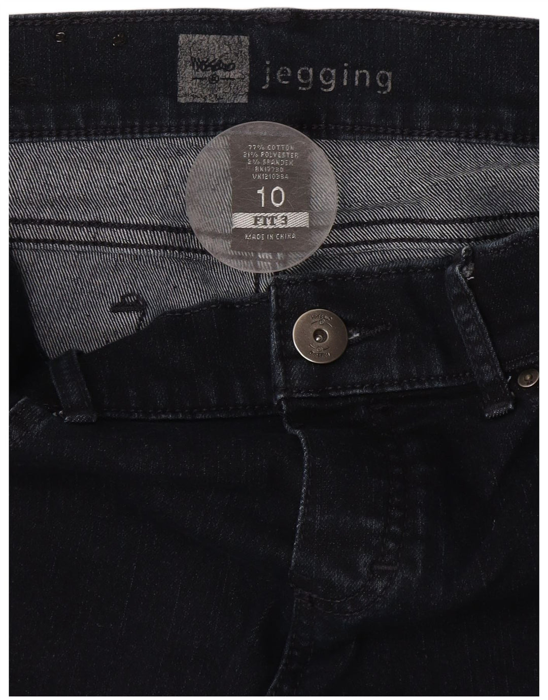 Blugi jegging pentru femei MOSSIMO US 10 Medium W34 L31 Bumbac bleumarin