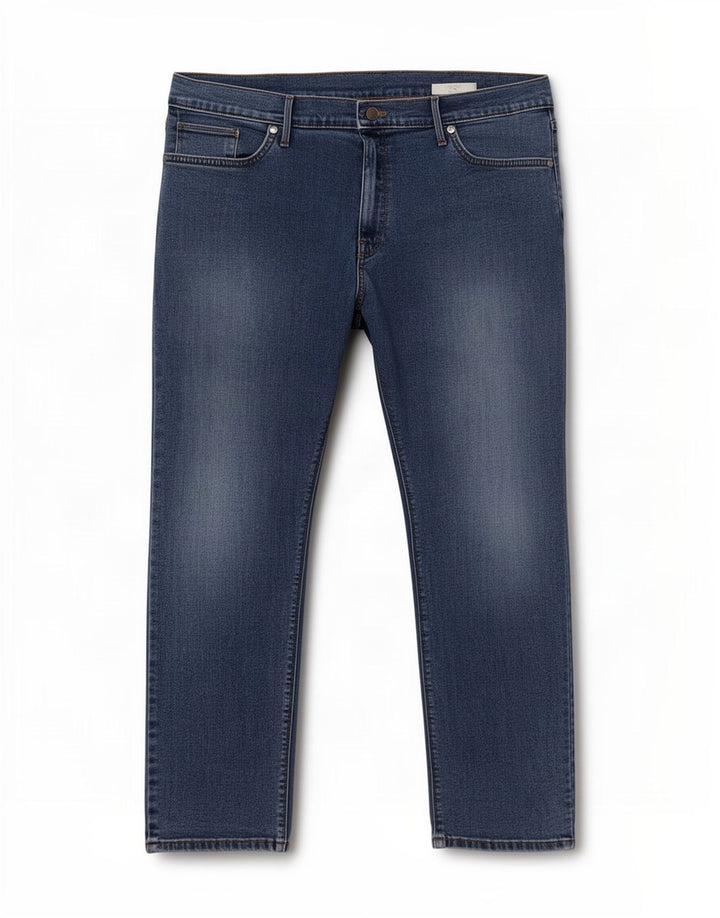 Blugi slim pentru bărbați Marks & Spencer W38 L29 Bumbac albastru