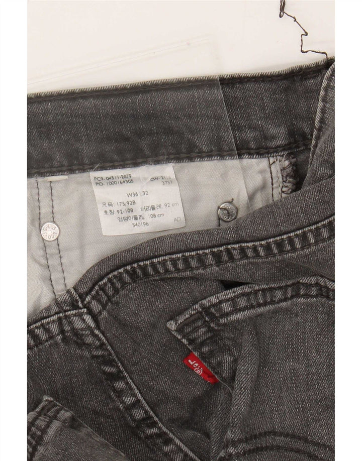 Blugi drepti pentru bărbați Levi's W36 L29 gri