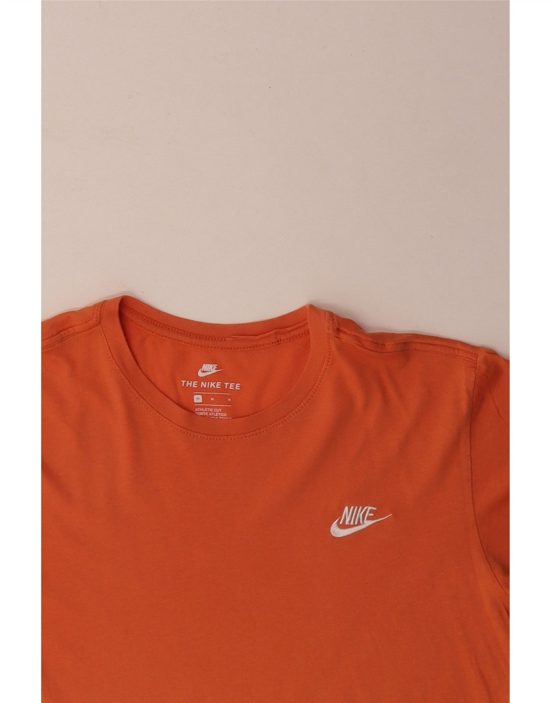 Tricou pentru bărbați Nike Top din bumbac portocaliu mediu