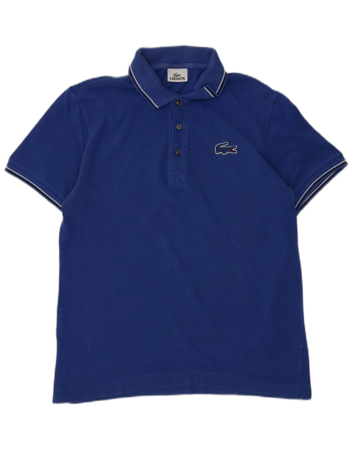Tricou polo pentru bărbați LACOSTE Mărimea 3 Bumbac bleumarin mic