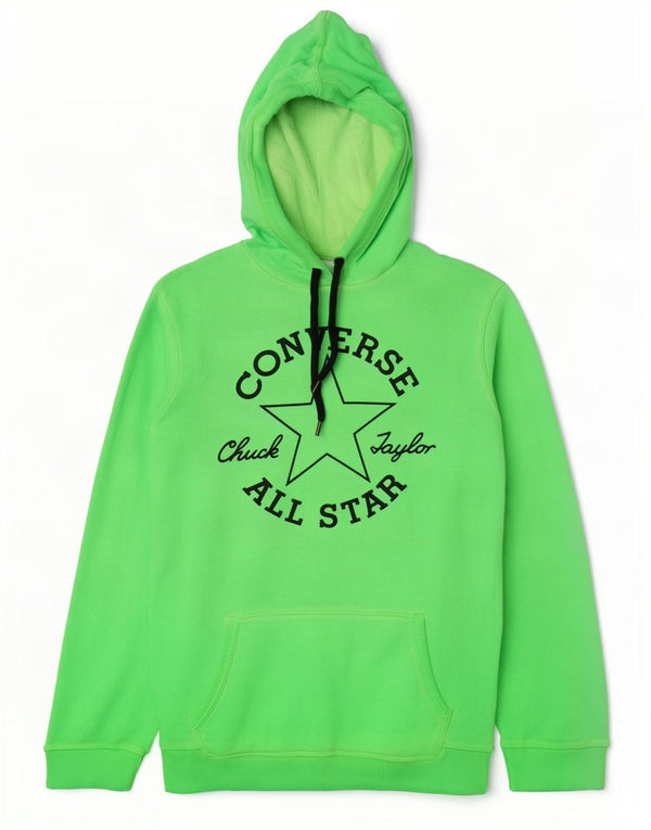 Pulover pentru damă Converse Graphic Hoodie UK 10 Small Green Bumbac