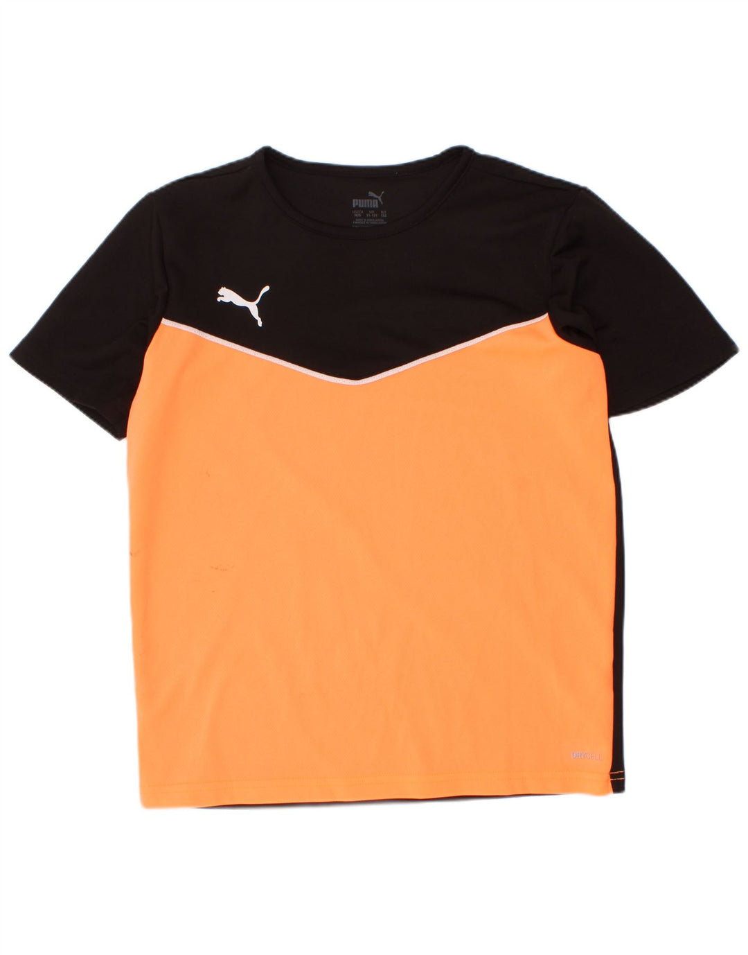 Tricou Puma pentru băieți Top 11-12 ani poliester negru color bloc