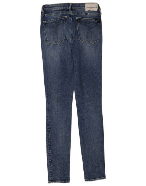 Blugi skinny pentru femei Calvin Klein W28 L32 albastru