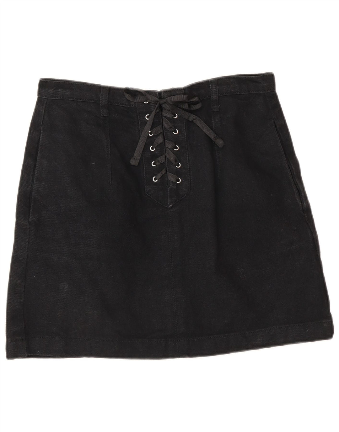Fusta de blugi Topshop pentru femei UK 10 Small W26 Black