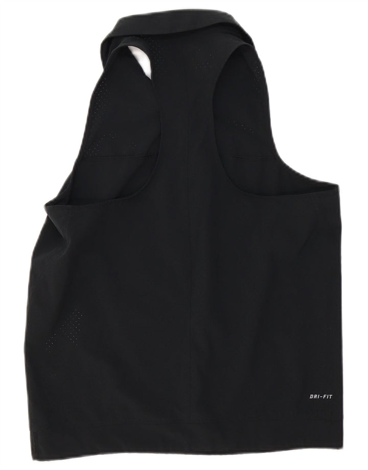 Vestă NIKE Dri Fit pentru femei UK 16, mare, negru, poliester