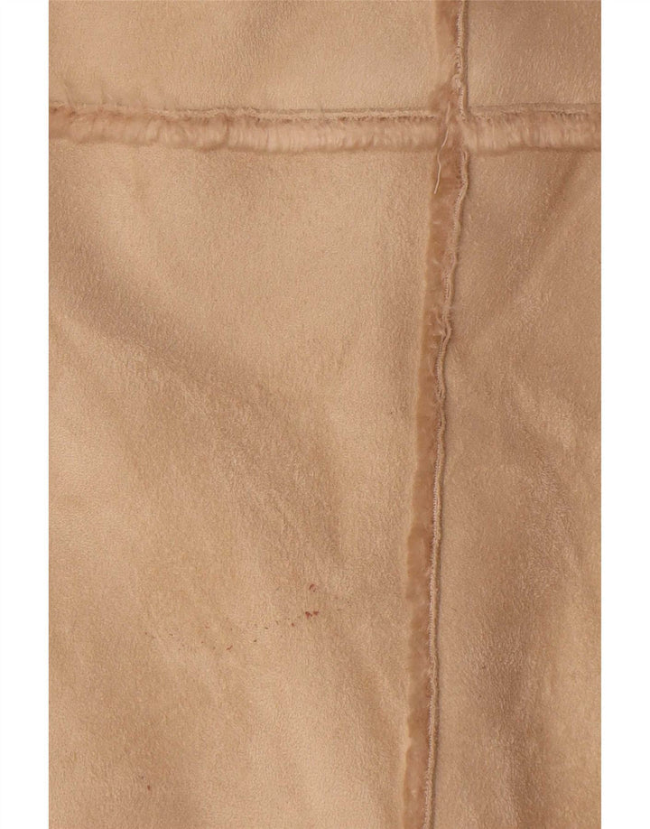 Pardesiu supradimensionat pentru femei Casamia Sherpa UK 10 Small Beige Poliester
