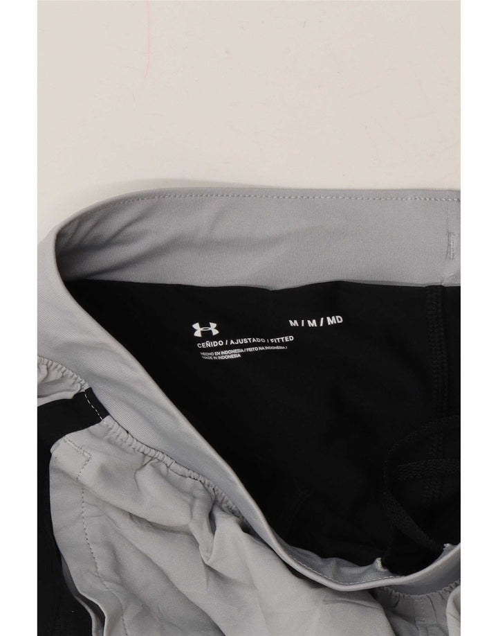 Pantaloni scurți sport Under Armour pentru bărbați, gri mediu, color block