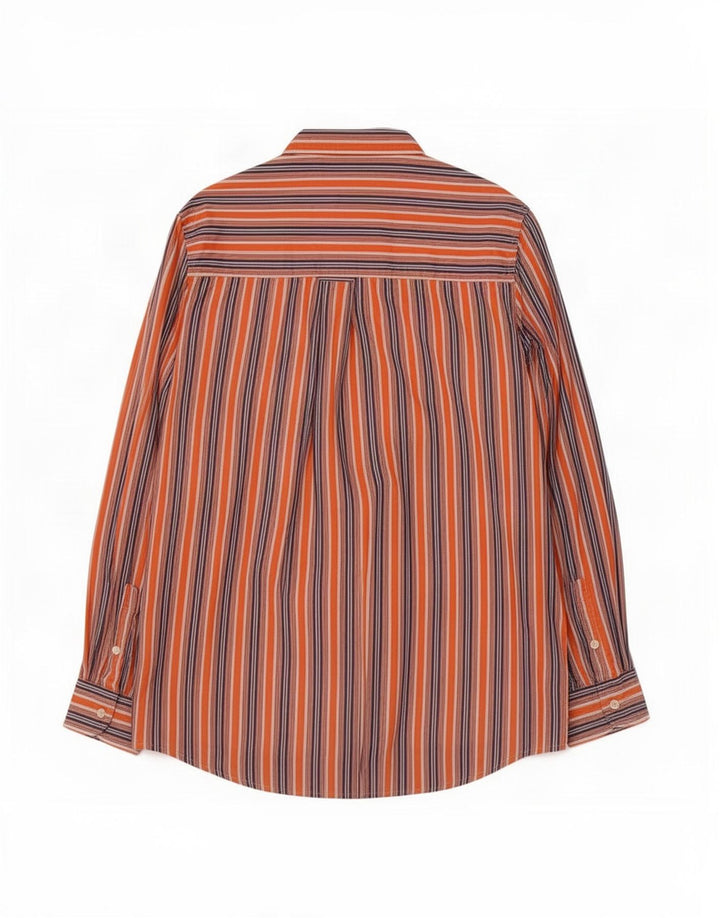 Cămașă pentru bărbați Chaps Easy Fit, bumbac mare cu dungi portocalii
