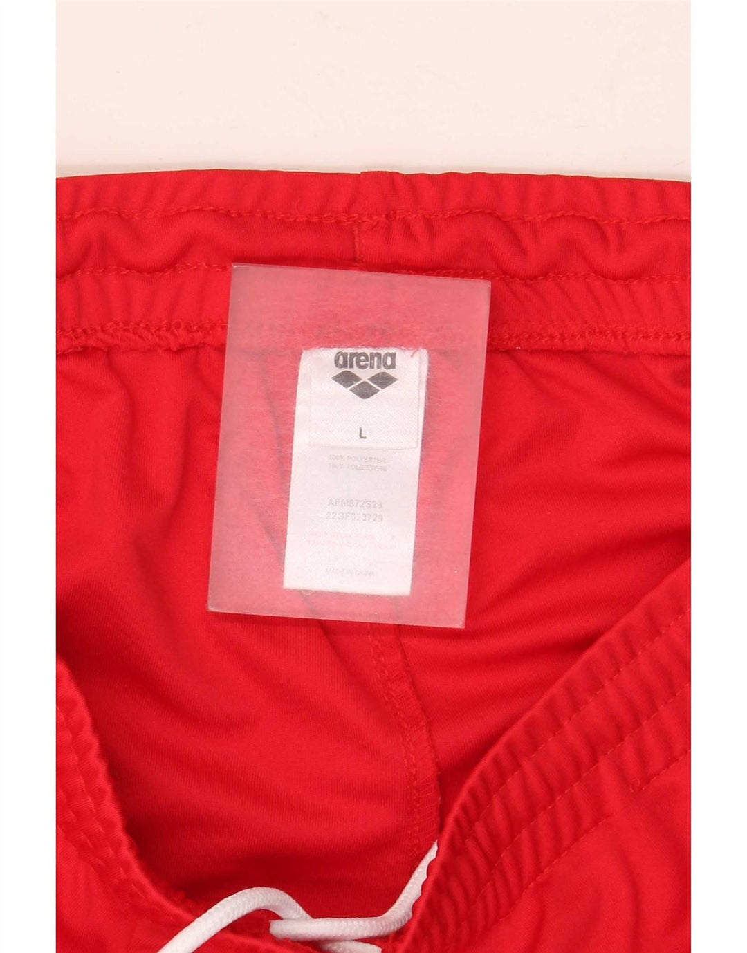 Pantaloni scurți sport pentru bărbați Arena, mari, roșii, din poliester color bloc