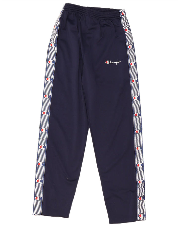 Pantaloni de trening pentru bărbați Champion, cu grafică, poliester mici, albastru