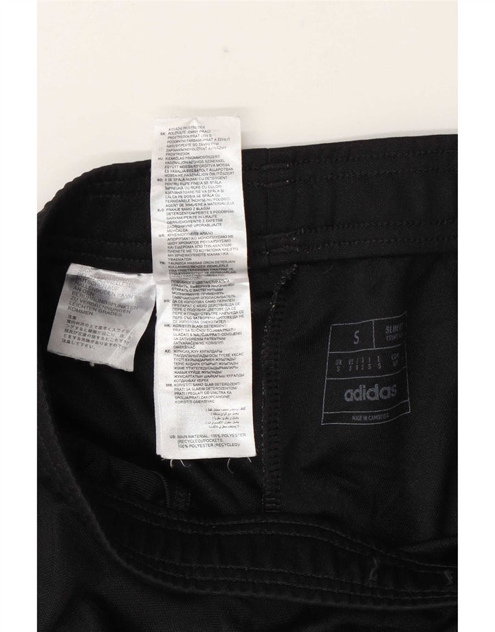 Pantaloni de trening Adidas Slim Fit pentru bărbați, poliester negru mic
