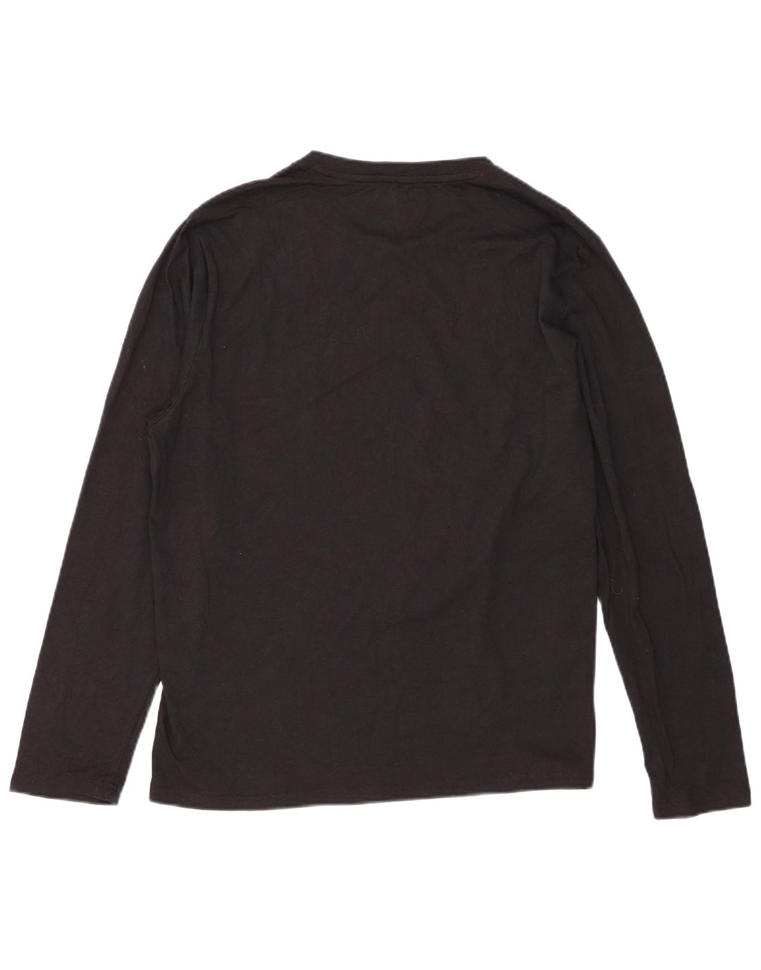 Top grafic pentru bărbați Chaps cu mânecă lungă XL, bumbac negru